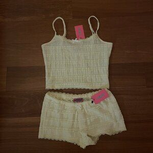 Edikted Yellow Ruffle Set